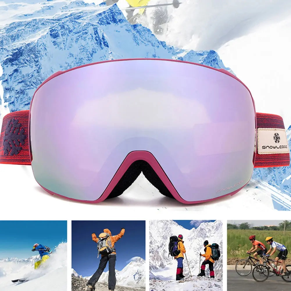 Hotian OTG Snowboard Goggles Dual-layer Lens HOTIAN