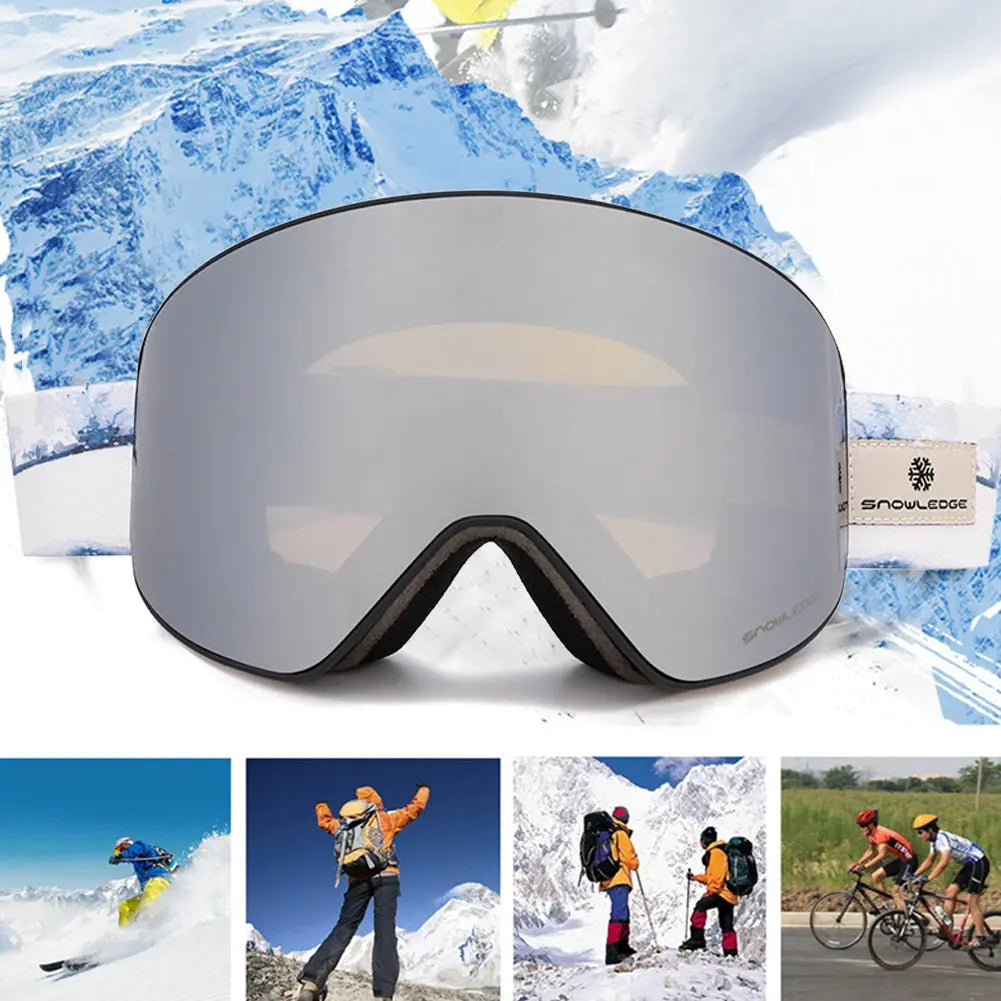 Hotian OTG Snowboard Goggles Dual-layer Lens HOTIAN