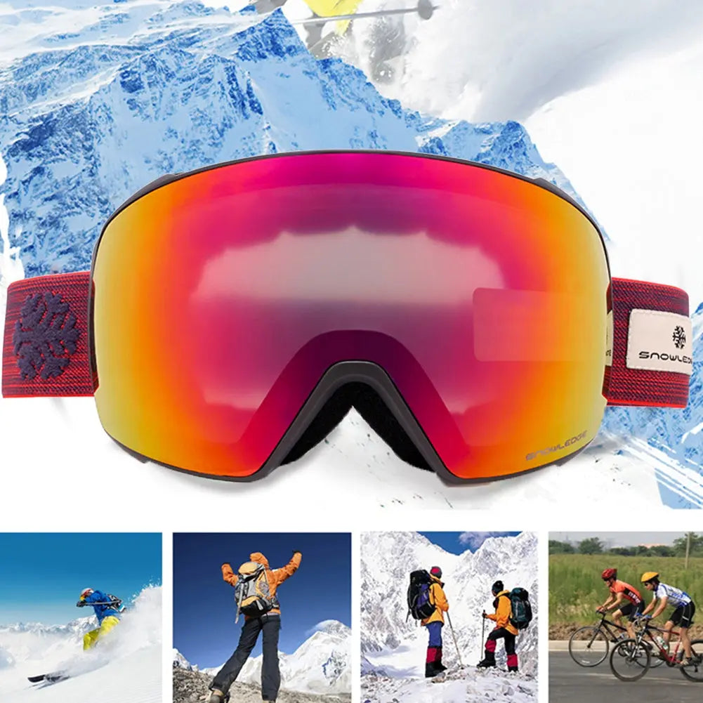 Hotian OTG Snowboard Goggles Dual-layer Lens HOTIAN