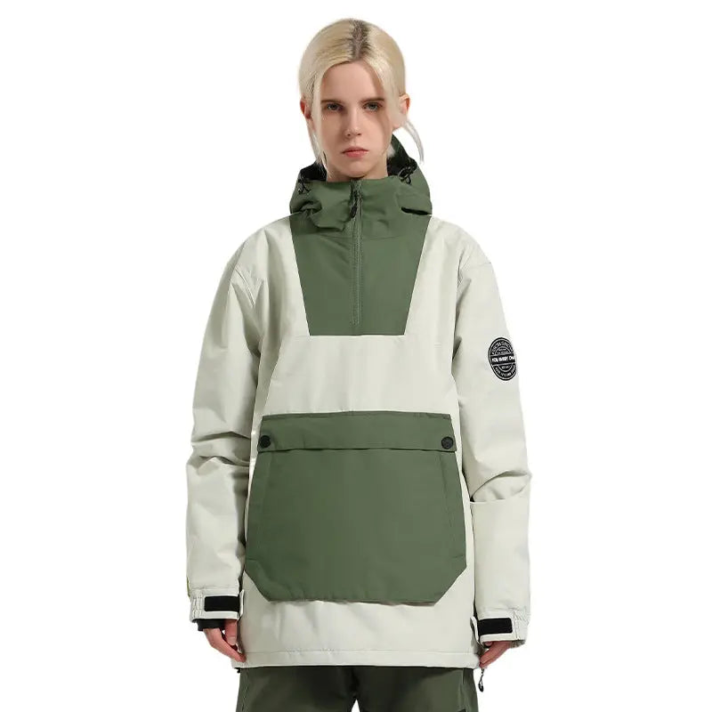 Hotian Reflective Stripe Men Insulated Anorak Jacket 