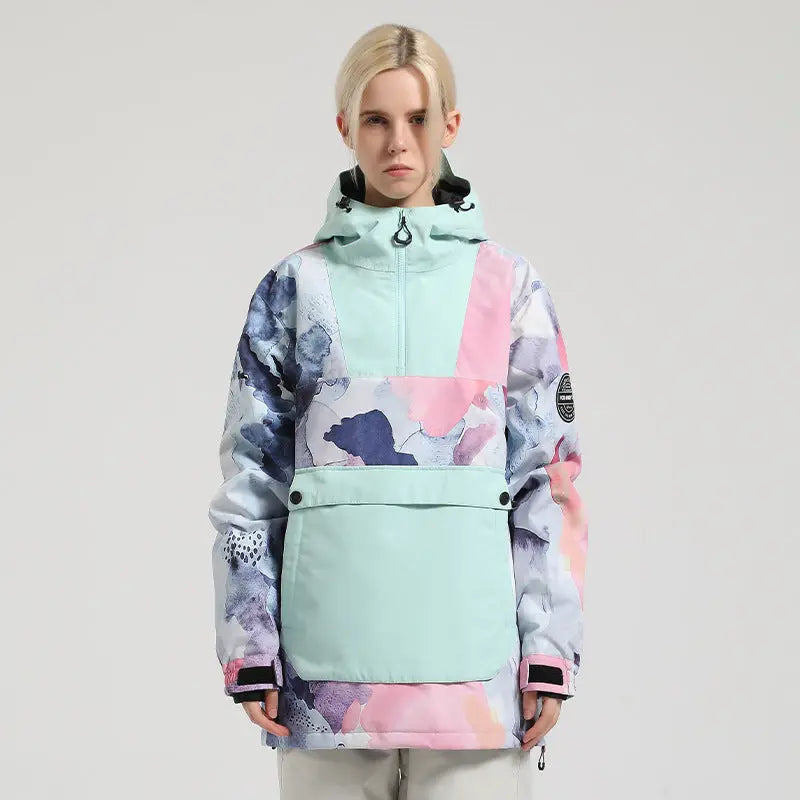 Hotian Reflective Stripe Men Insulated Anorak Jacket 