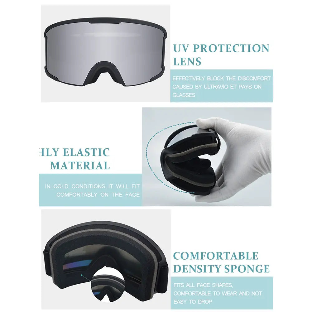 Hotian UV Protection Snow Skiing Sports Goggles HOTIAN