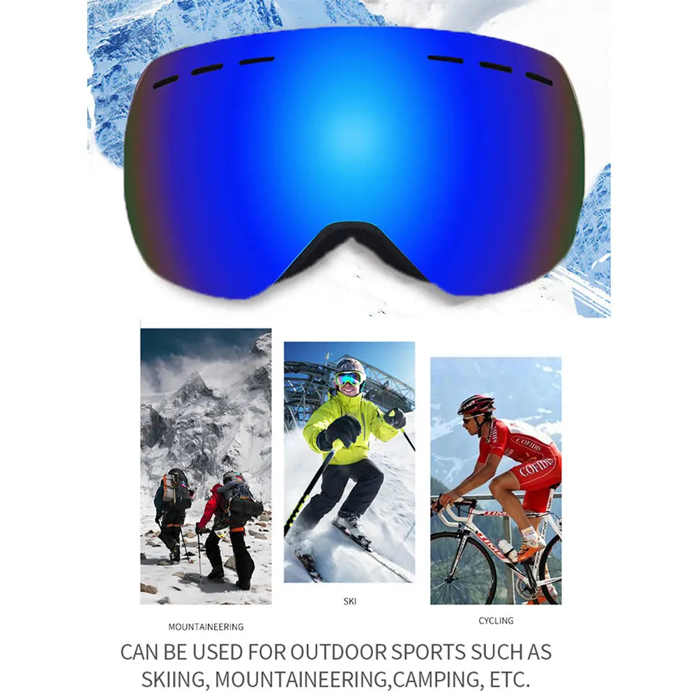 Hotian UV Protection Snow Skiing Sports Goggles HOTIAN