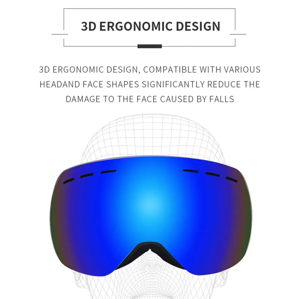 Hotian UV Protection Snow Skiing Sports Goggles HOTIAN