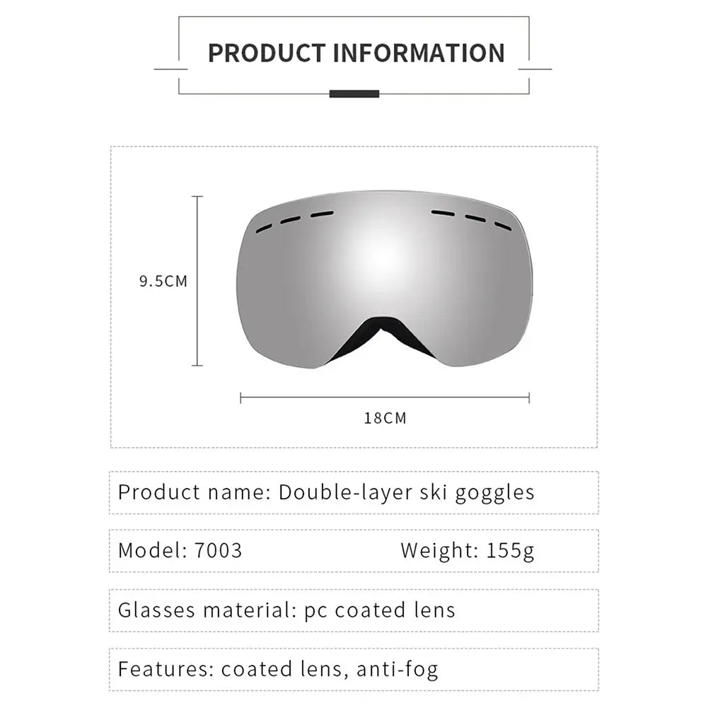 Hotian UV Protection Snow Skiing Sports Goggles HOTIAN