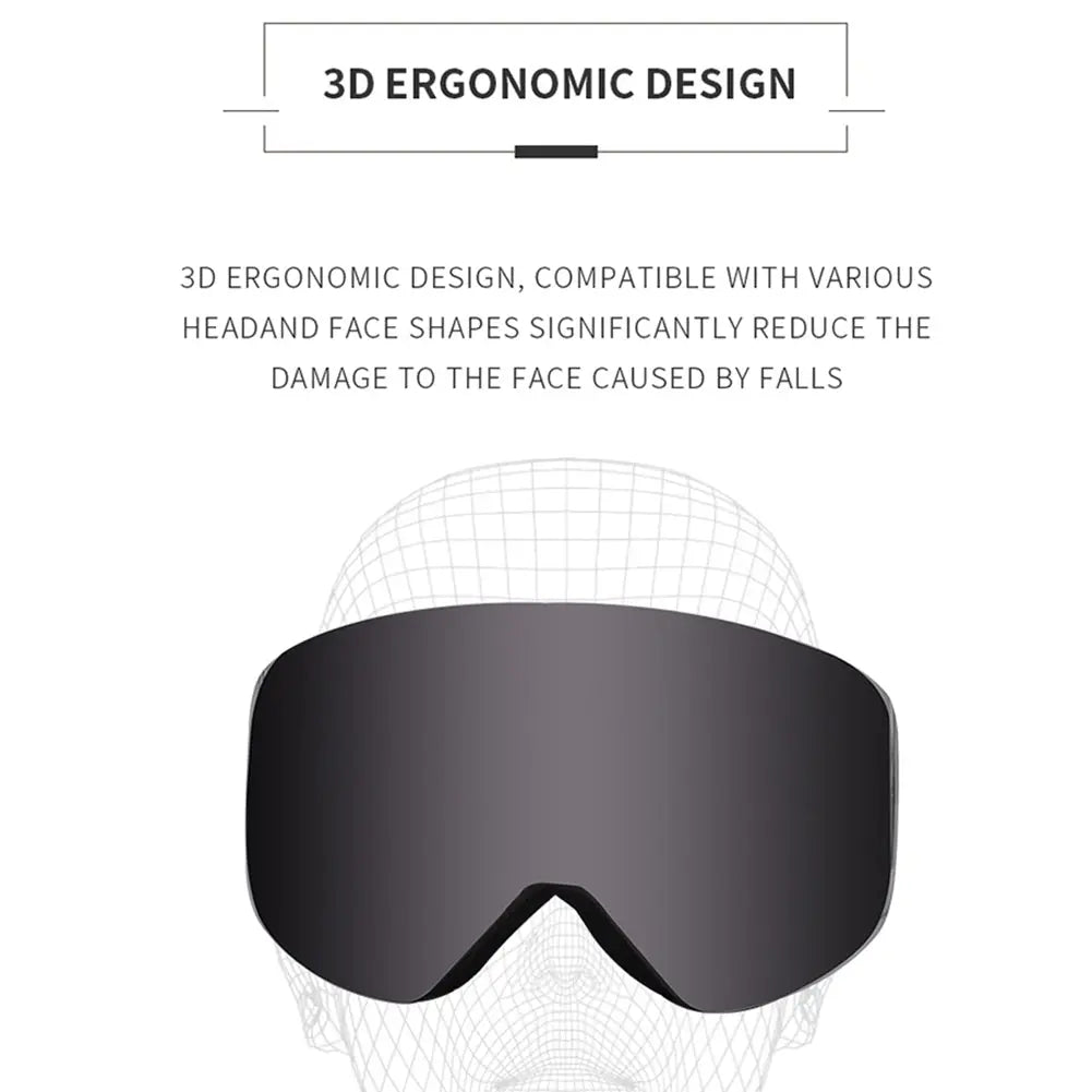 Hotian UV Protection Snow Skiing Sports Goggles HOTIAN