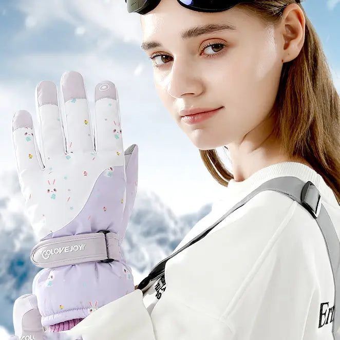 Hotian Unisex Insulated Ski Gloves Waterproof