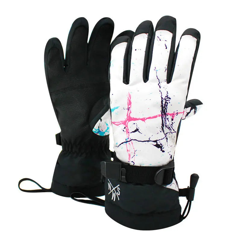 Hotian Unisex Ski Gloves with Touchscreen Waterproof HOTIAN