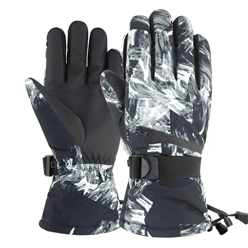 Hotian Unisex Snow Skiing Gloves Full Palm HOTIAN