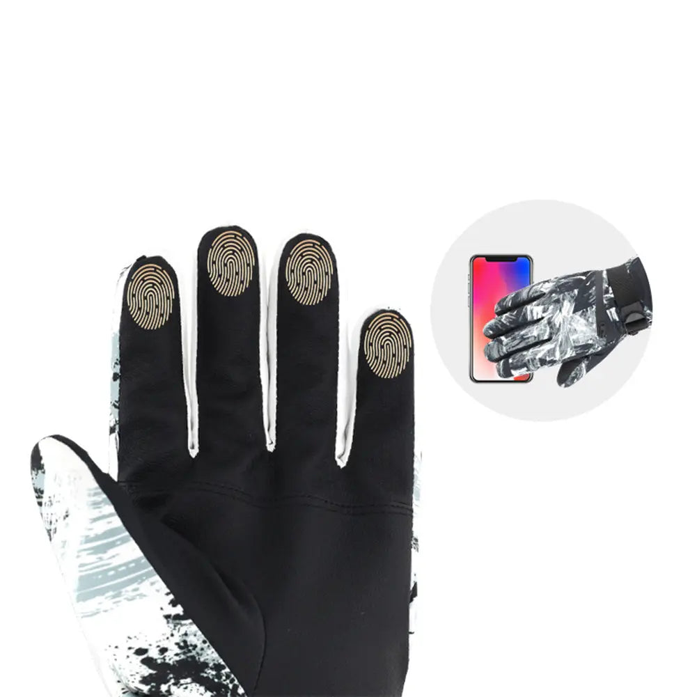 Hotian Unisex Snow Skiing Gloves Full Palm HOTIAN