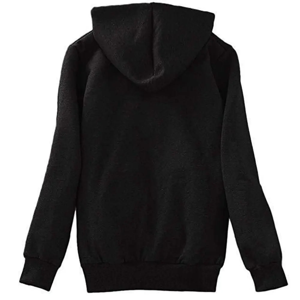 Hotian Unisex's Fleece Lined Zip Up Hoodie