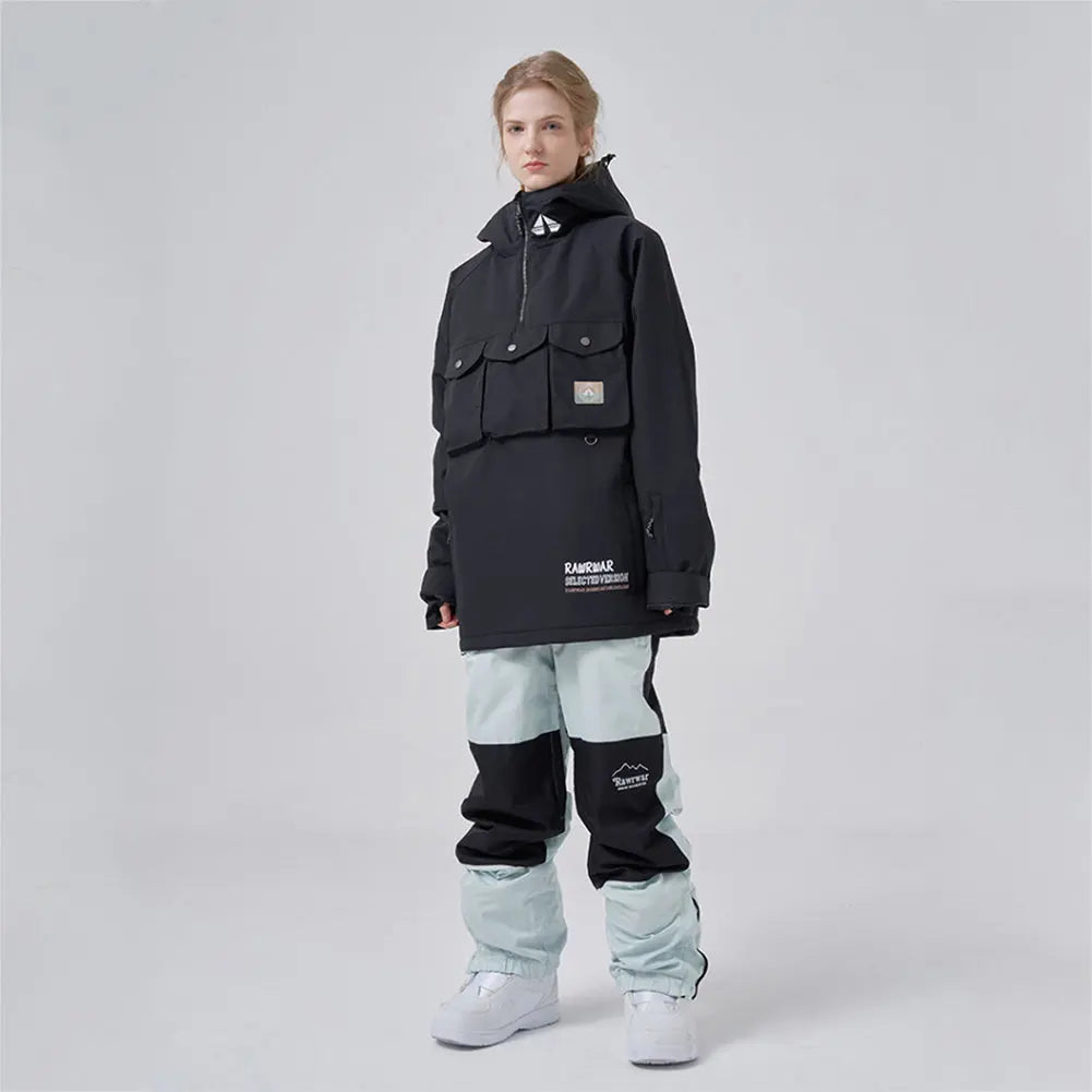 Hotian Waterproof Women Snowboarding Ski Anorak Hoodie Jacket HOTIAN