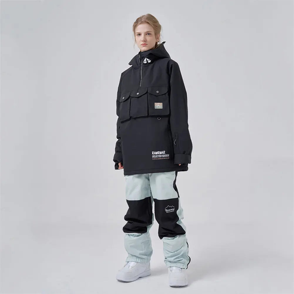 Hotian Waterproof Women Snowboarding Ski Anorak Hoodie Jacket HOTIAN