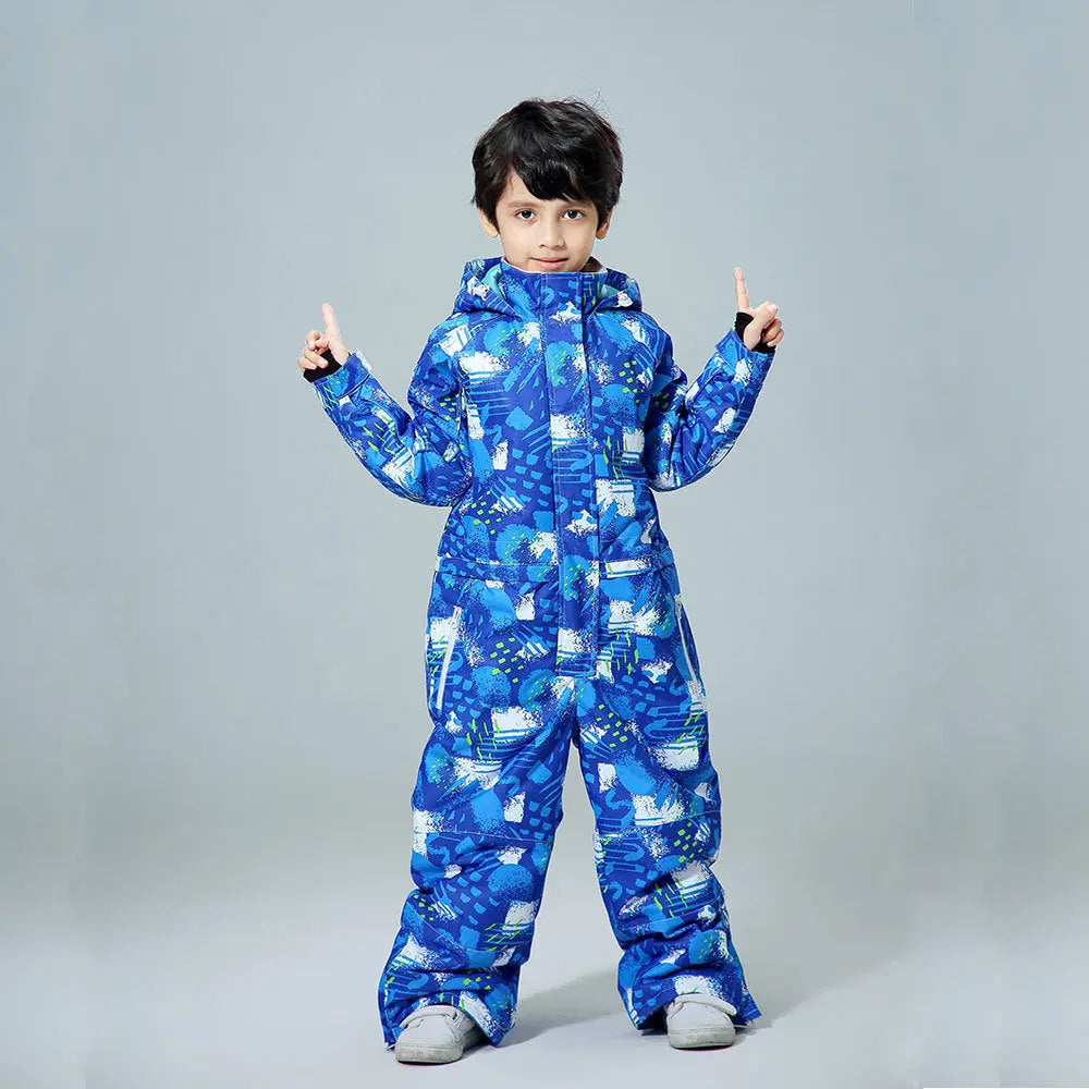 Hotian Windproof Toddler One Piece Snowsuits HOTIAN