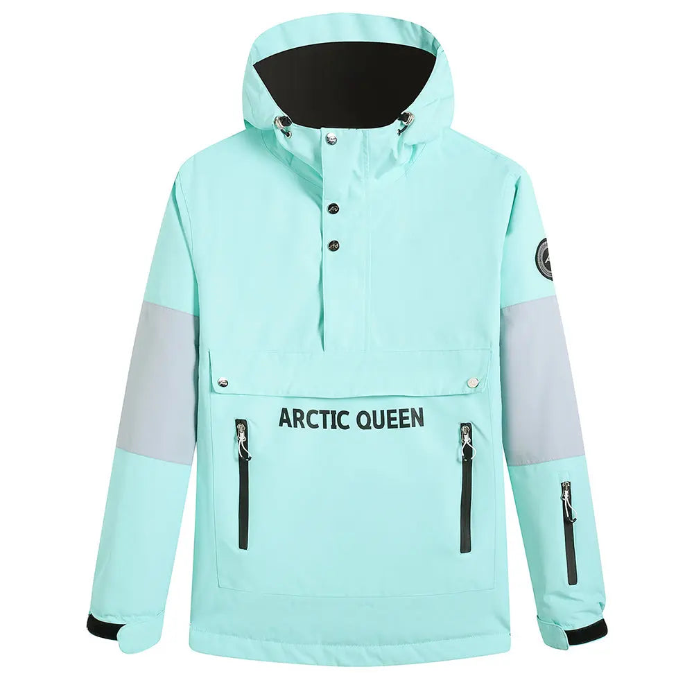 Unisex Hooded Anorak Skiing Snowboarding Insulated Jacket - HOTIANSNOW
