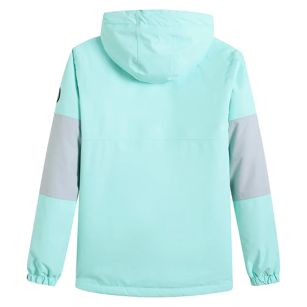 Unisex Hooded Anorak Skiing Snowboarding Insulated Jacket - HOTIANSNOW