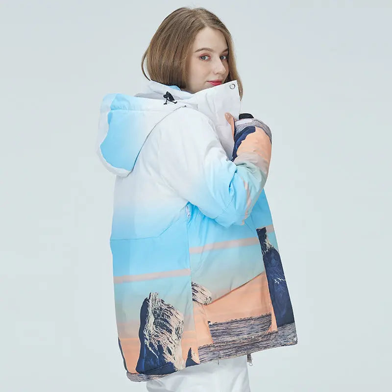 Hotian Women Insulated Snow Snowboard Jacket HOTIAN