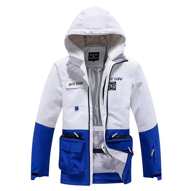 Hotian Women Ski Insulated Cargo Jacket Waterproof