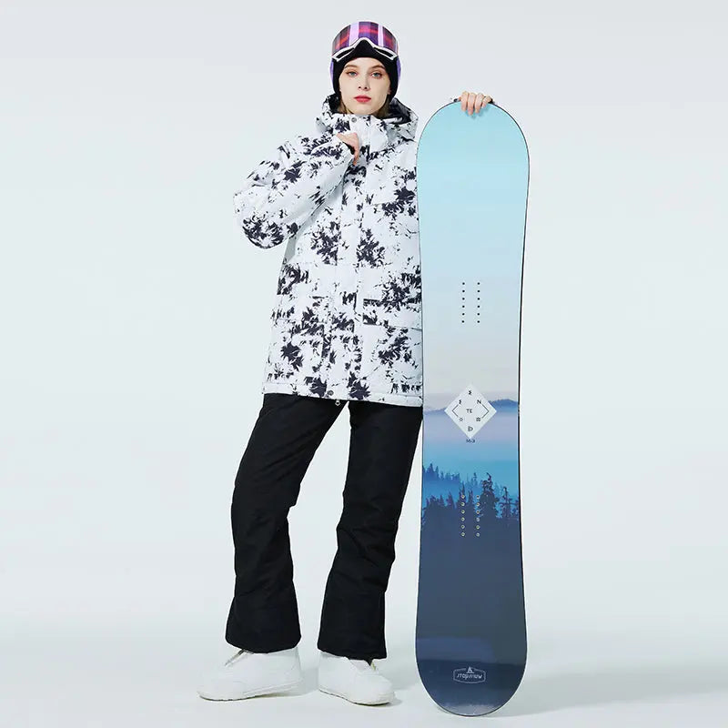 Hotian Women Ski Set Insulated jacket & Bibs Pants HOTIAN