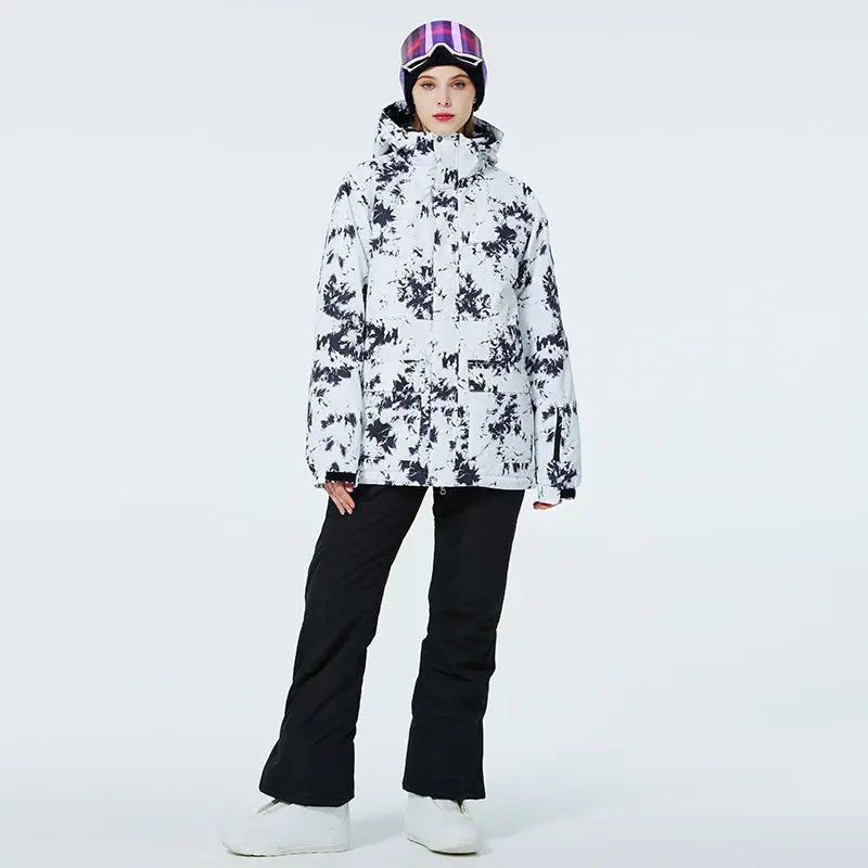 Hotian Women Ski Set Insulated jacket & Bibs Pants HOTIAN