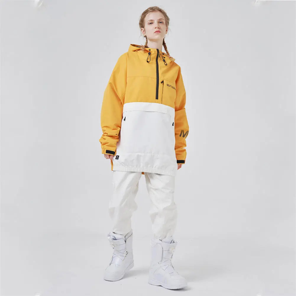 Hotian Women Ski Snowboard Insulated Anorak Hoodie HOTIAN