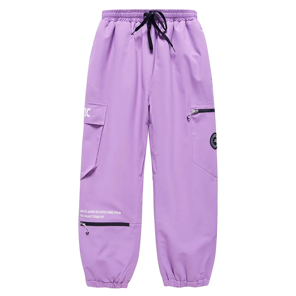 Hotian Women Skiing Snow Cargo Jogger Pants HOTIAN