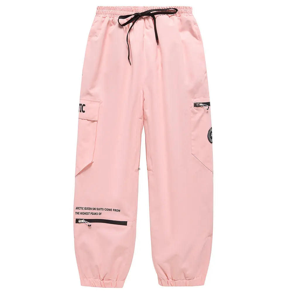 Hotian Women Skiing Snow Cargo Jogger Pants HOTIAN