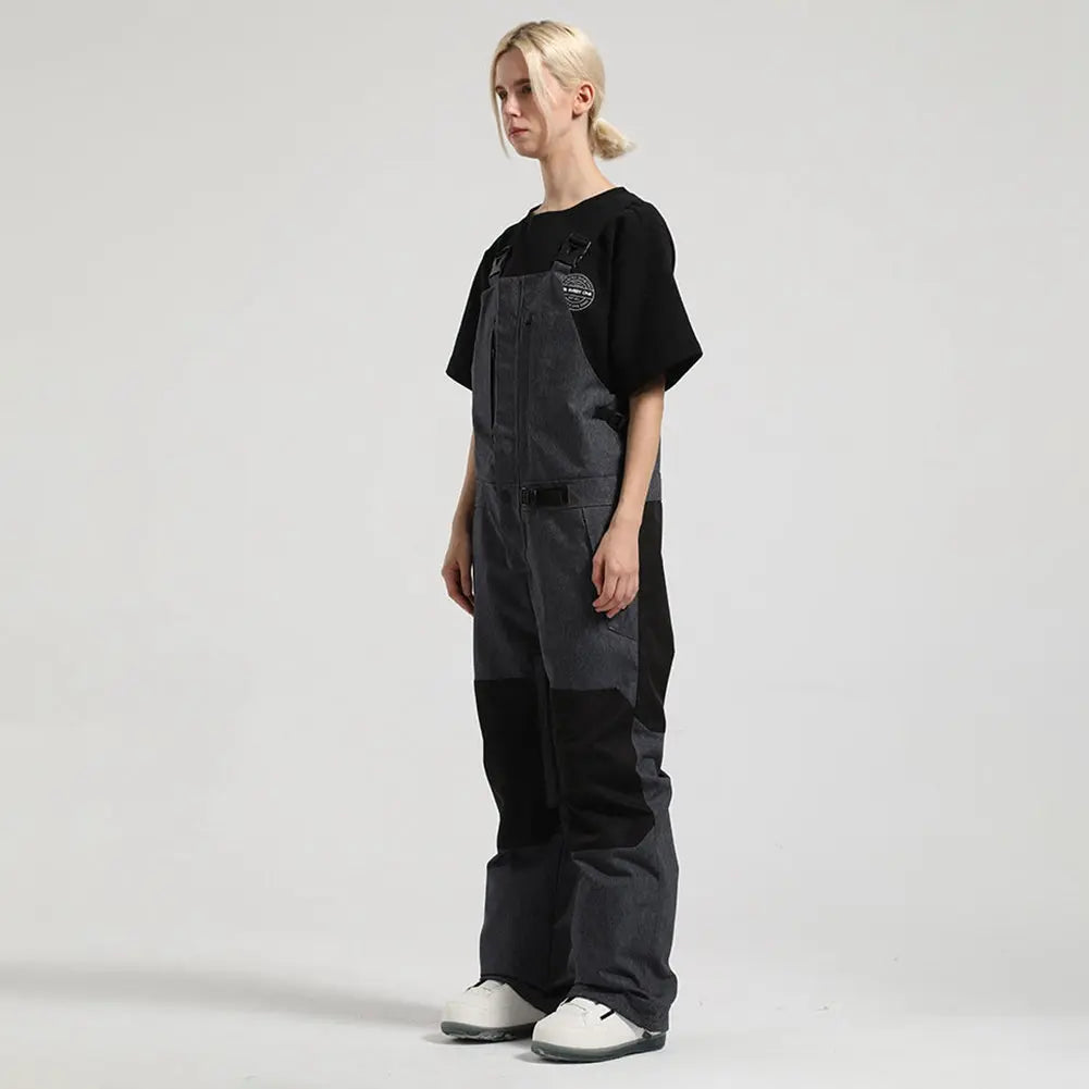 Hotian Women's Insulated Snow Bib Pants 