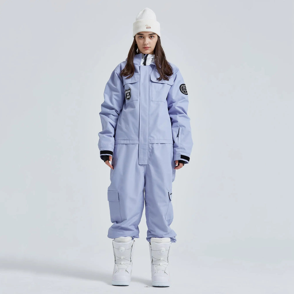 Hotian Women's One Piece Winter Waterproof  Ski Suits HOTIAN