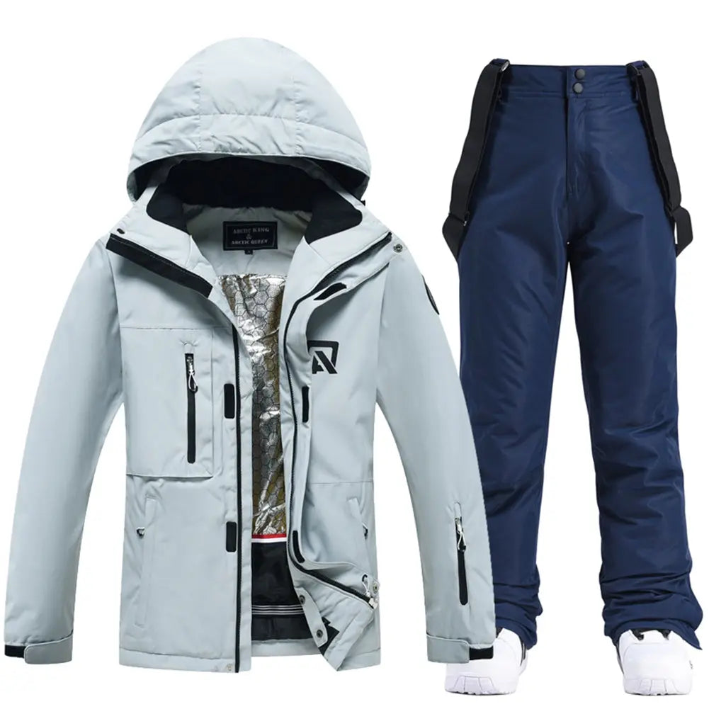 Hotian Women's Ski Jacket with Thermal Pants