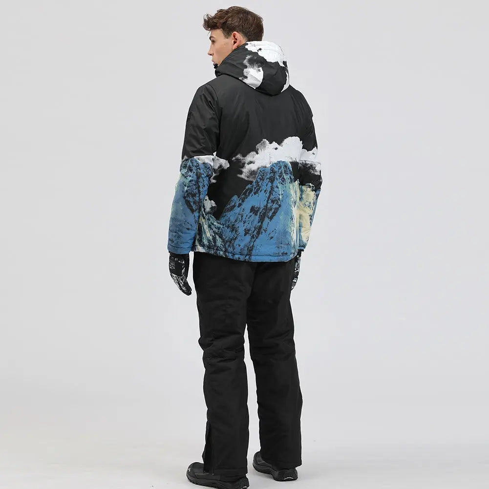 Men Insulated Snowboarding Snow Shell Jacket HOTIAN