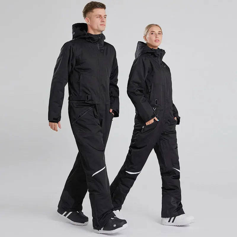 Men's One Piece Ski Suits With Adjustable Belt HOTIAN