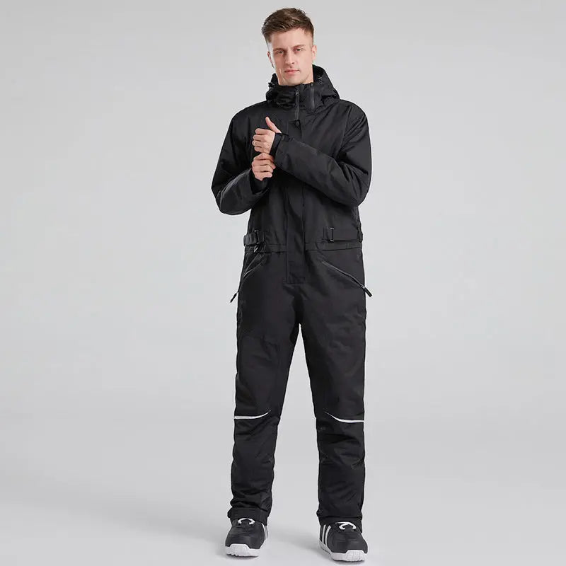 Men's One Piece Ski Suits With Adjustable Belt HOTIAN