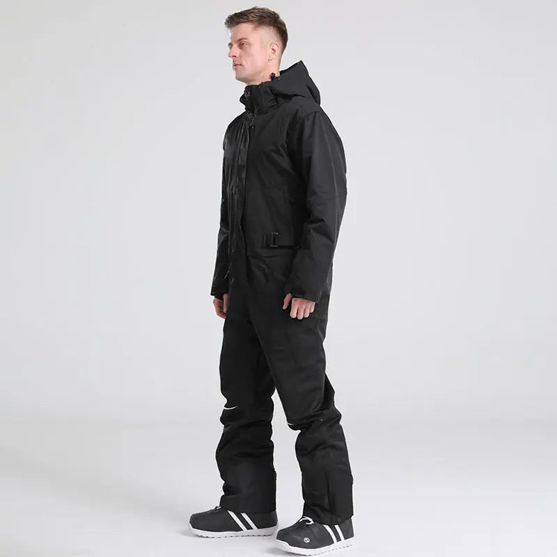 Men's One Piece Ski Suits With Adjustable Belt HOTIAN