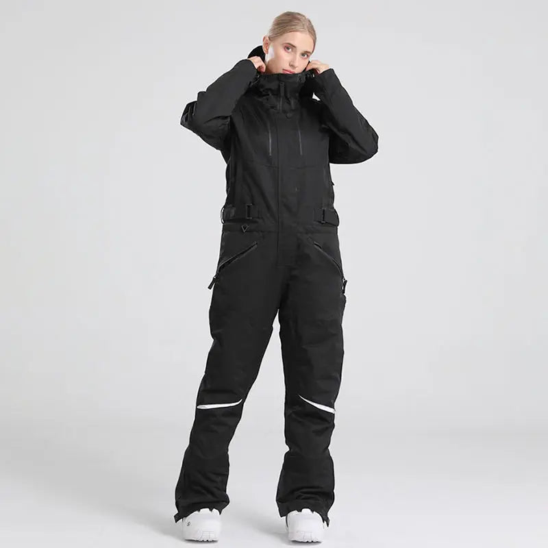 Men's One Piece Ski Suits With Adjustable Belt HOTIAN