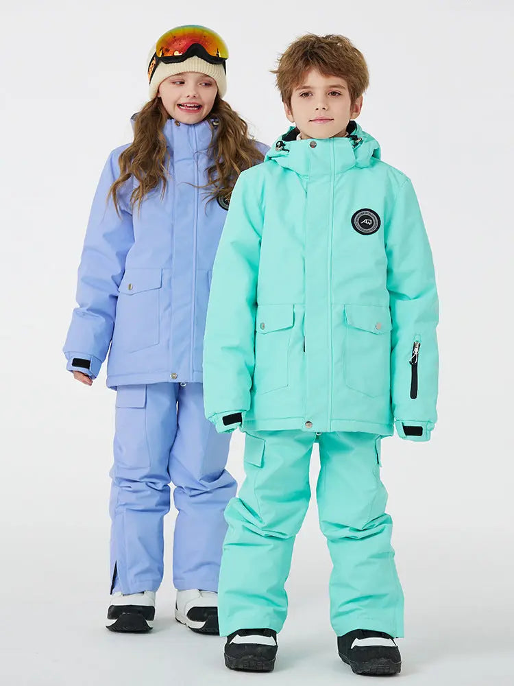 New Winter Hooded Snow Jackets & Pants for Kids HOTIANSNOW