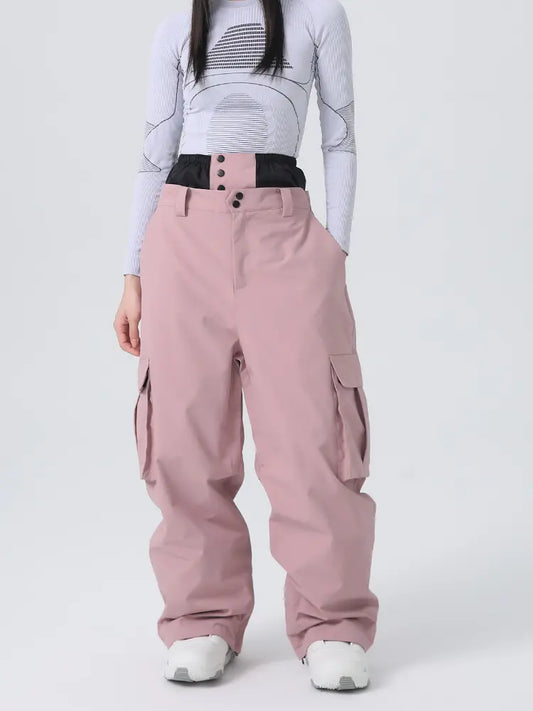 Unisex Insulated 3L Baggy Cargo Snow Pants 