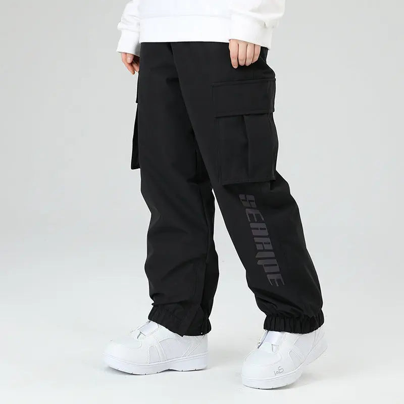 Unisex Insulated Snow Snowboard Cargo Jogger Pants HOTIAN