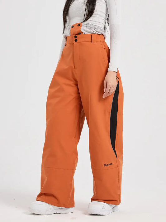 Women Baggy Thermal Insulated Snow Pants 
