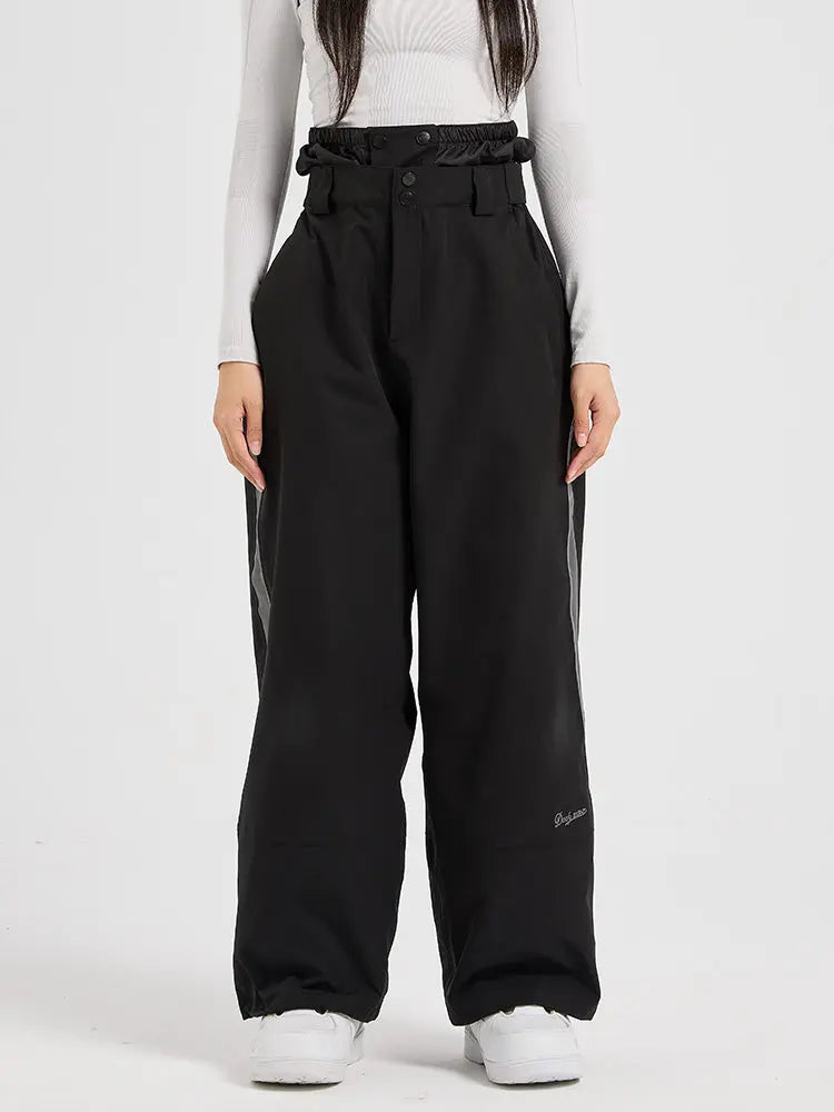 Women Baggy Thermal Insulated Snow Pants – HOTIANSNOW