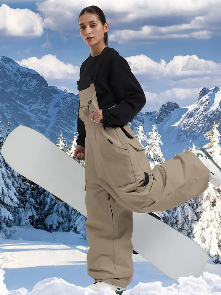 Ski Jacket Women's Bib Overall Snow Pants Combinaison De Neige Femme Snow Pants And Jacket Set Women IMPHUT