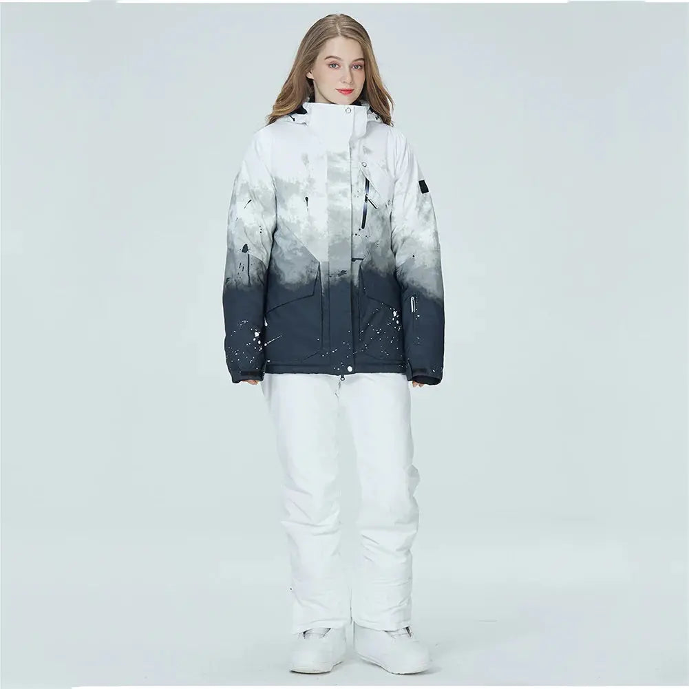 Women Insulated Snow Snowboard Jacket & Bib Pants HOTIAN