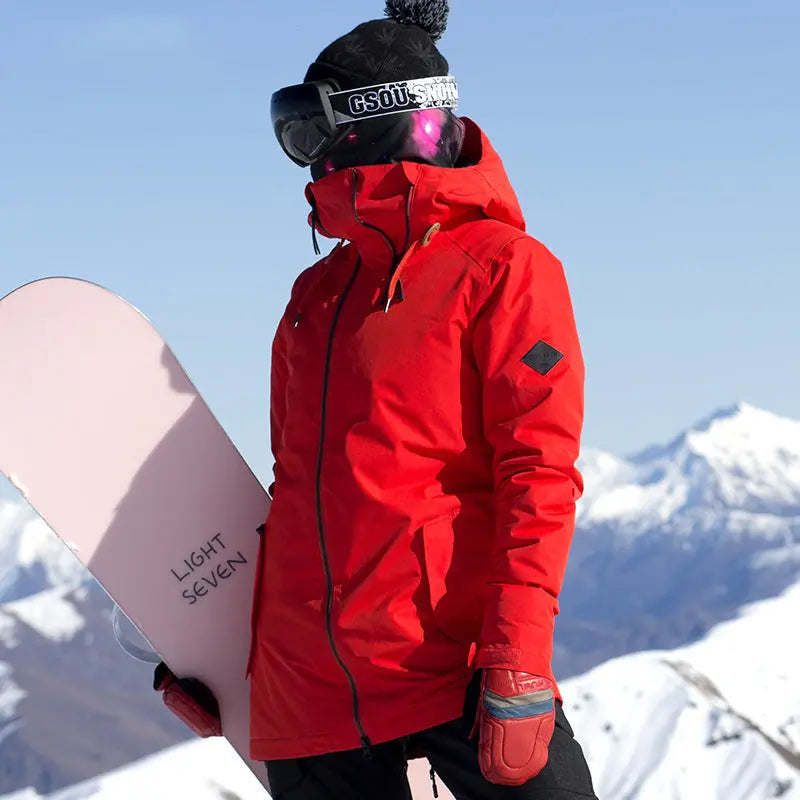 Women Insulated Snow Snowboarding Jacket Waterproof HOTIAN