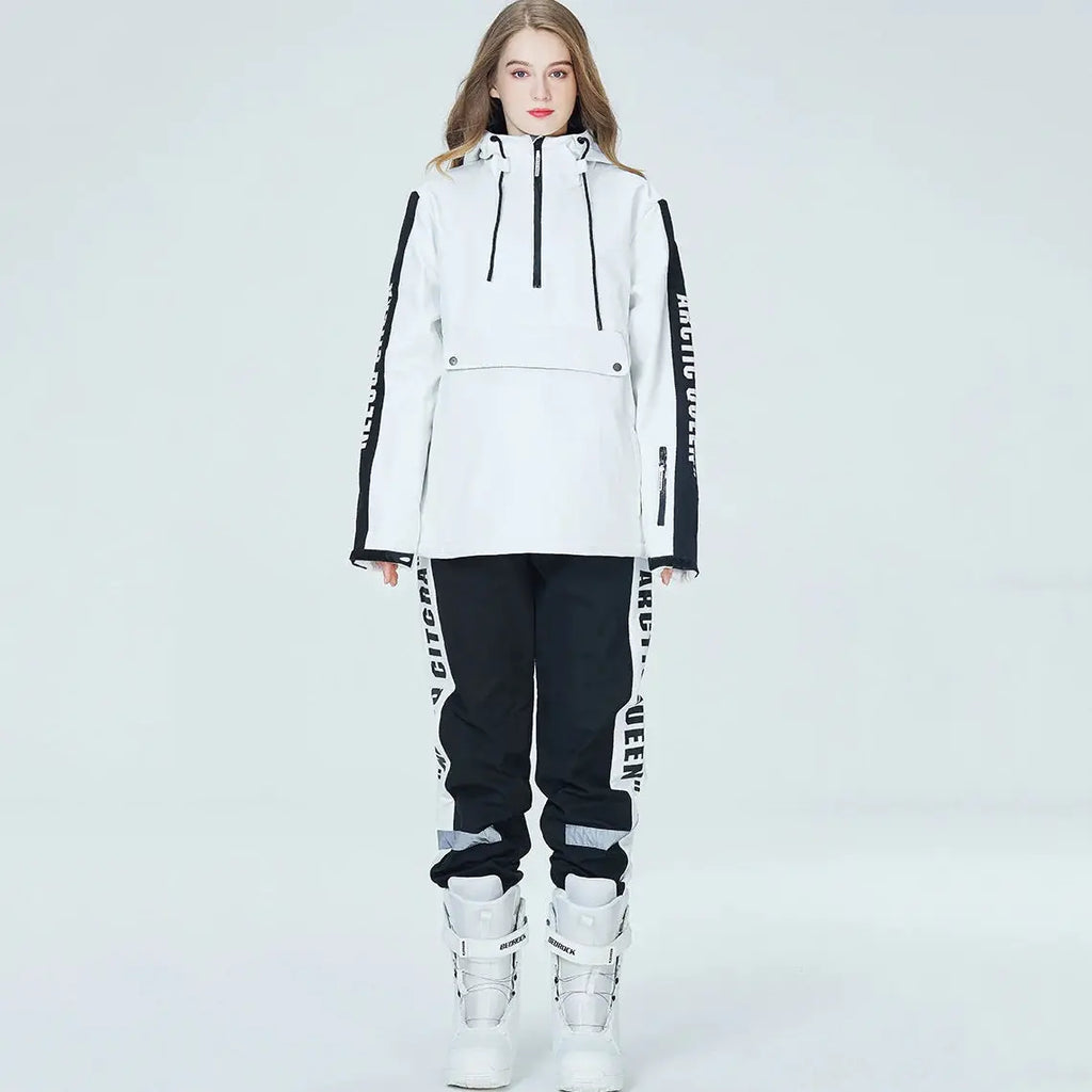 Women Ski Anorak Jacket & Jogger Pants Set HOTIAN