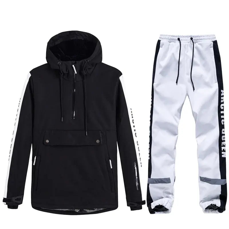 Women Ski Anorak Jacket & Jogger Pants Set HOTIAN