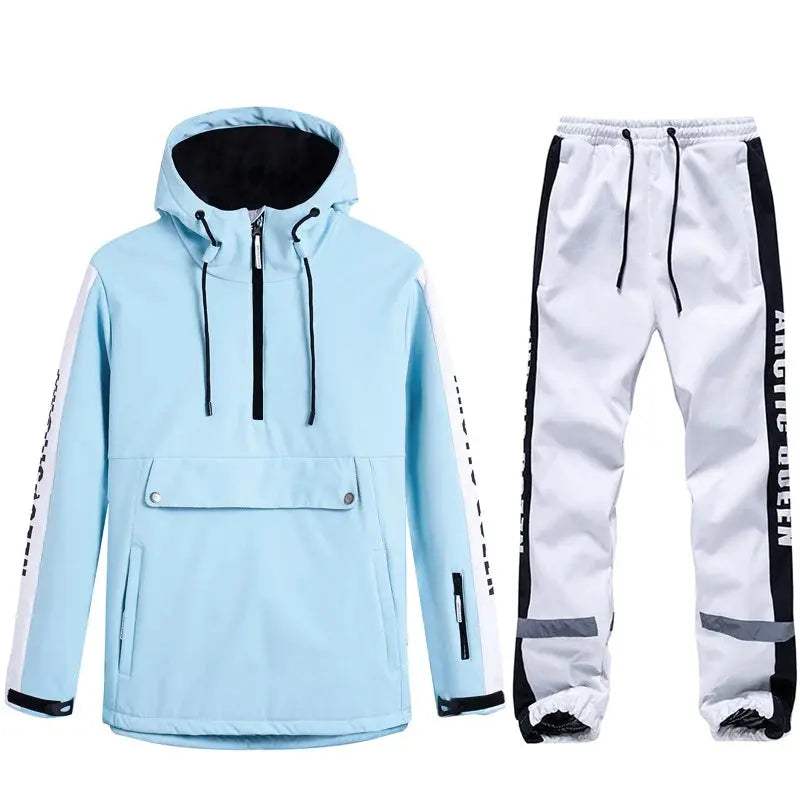 Women Ski Anorak Jacket & Jogger Pants Set HOTIAN