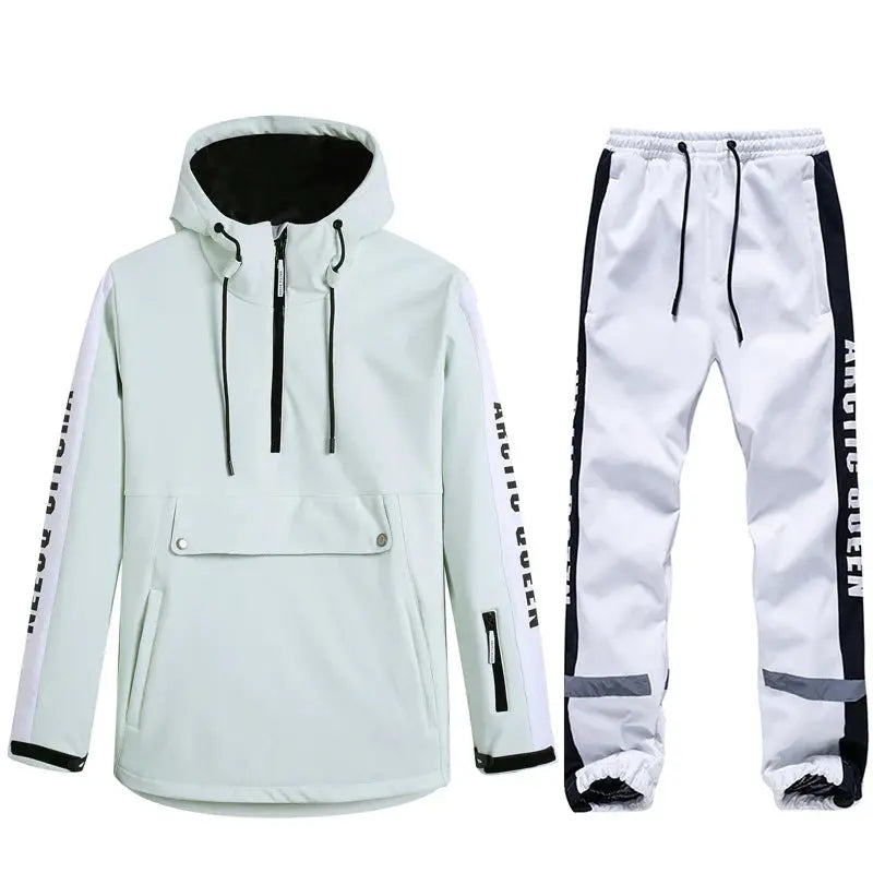 Women Ski Anorak Jacket & Jogger Pants Set HOTIAN