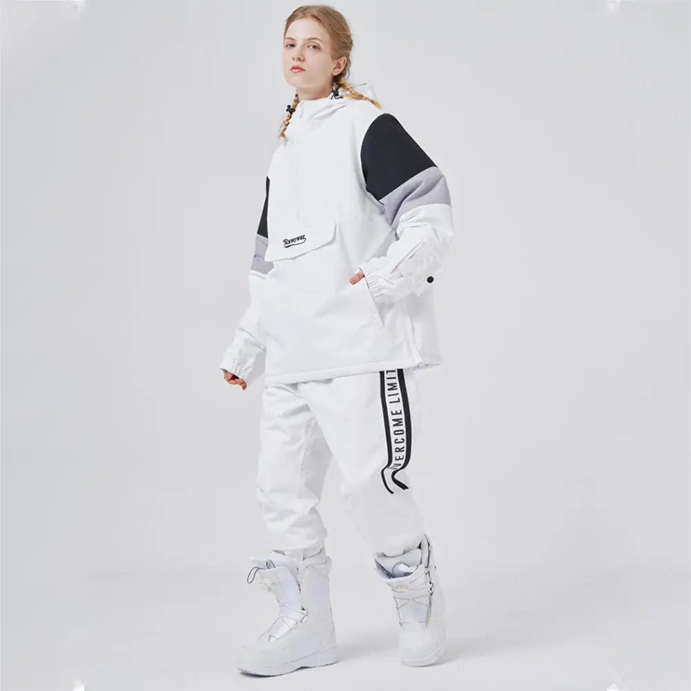 Women Ski Snowboard Insulated Anorak Hoodie HOTIAN