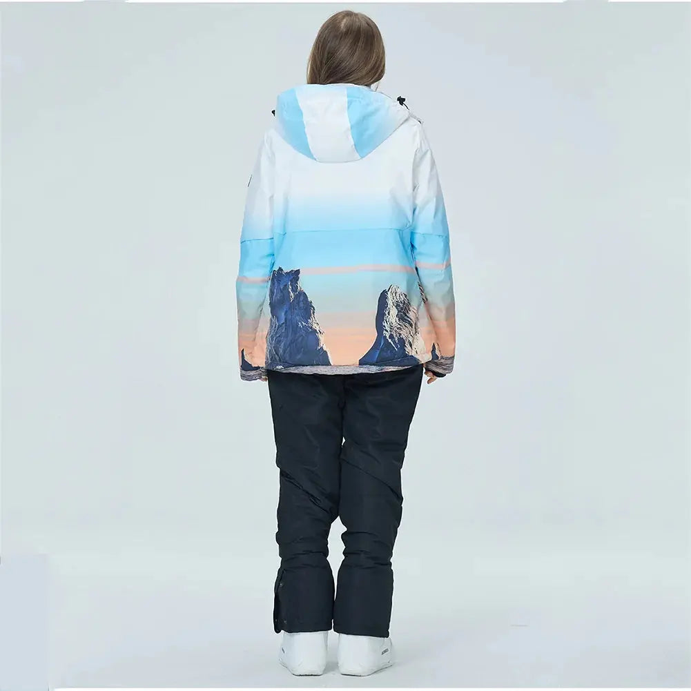 Women Snow Snowboard Jacket & Bib Pants HOTIAN