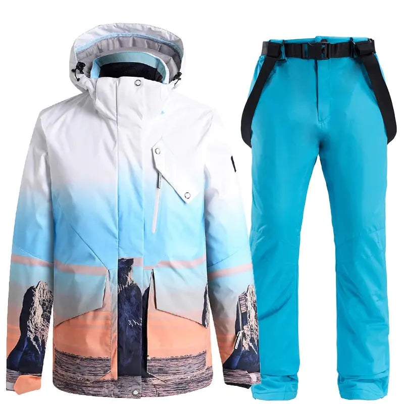 Women Snow Snowboard Jacket & Bib Pants HOTIAN